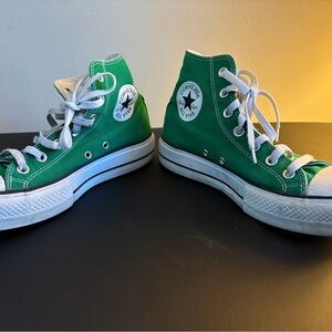 Converse Womans Green High-Tops